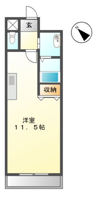 CASA RAFFINE DUEX(カーサラフィネドゥ) 間取り