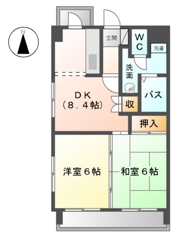 ウイング錦 間取り