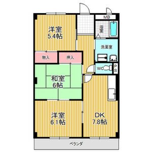 グリーンハイツ大清水 間取り