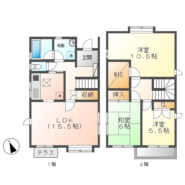 第二旭タウン 間取り