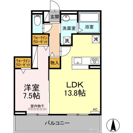 サニーヒルズ梅が丘 間取り