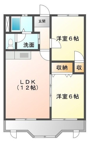 コーポラスコスモス 間取り