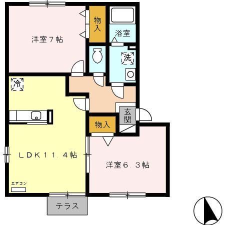 ＴＫハウス（ティーケーハウス） 間取り