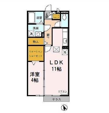 長久手ハイツＢ 間取り