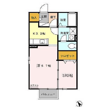 モナリエM 間取り