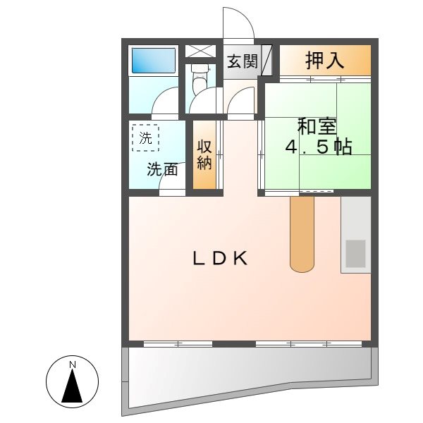 ラヴィアンムロガ 間取り