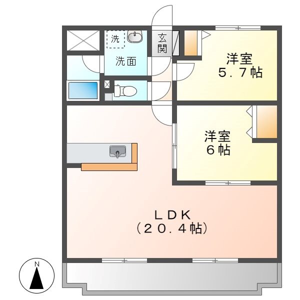 ソレイユ 間取り