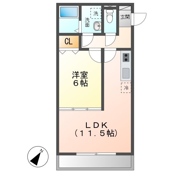 メゾンドレーブ２１ 間取り