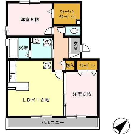 エクレール新栄A・B 間取り
