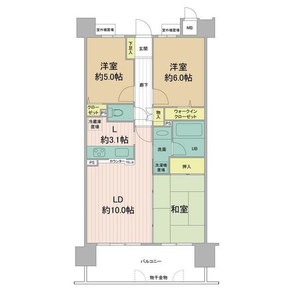 ダイアパレス徳重 間取り