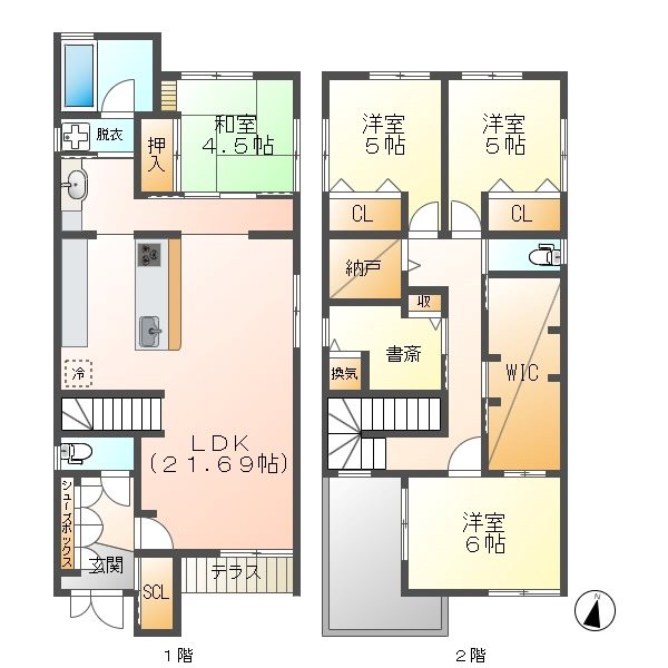 長久手市山越戸建て 間取り