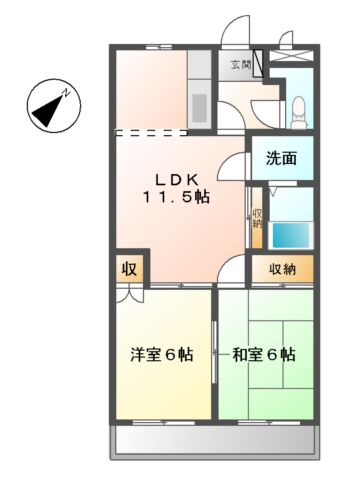 グランデールフジミ 間取り
