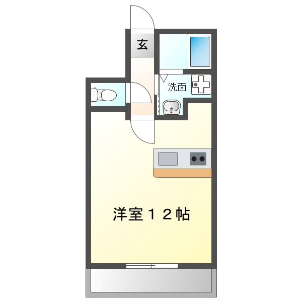ベルコート三好Ⅱ 間取り
