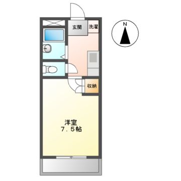 ハウスグリーンロード 間取り