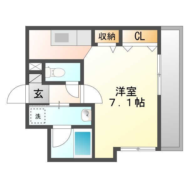 アクアキャニオンHARA 間取り