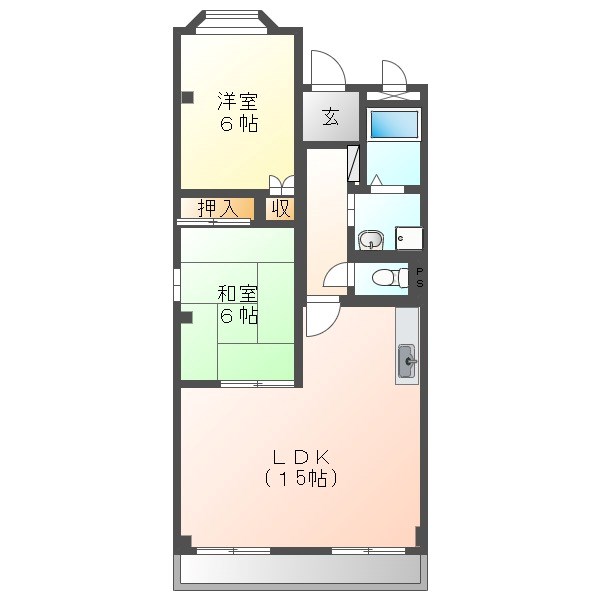 アイレック滝ノ水 間取り