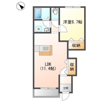 フィオーレⅡ 間取り