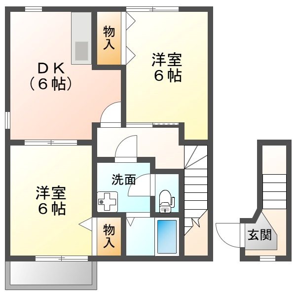 エバーグリーンハイツ 間取り