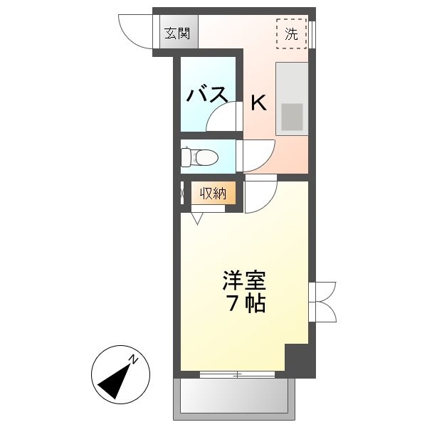 Ｃａｓａ　Ｓｕｎ　Ｐｒｏｃｅｅｄ（カーササンプロシード） 間取り