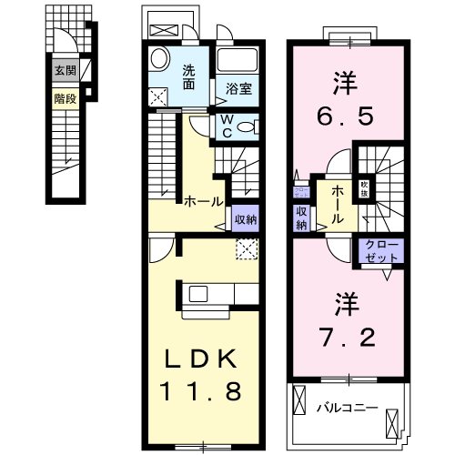 フィオーレ徳重 間取り