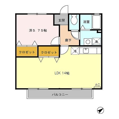 テラルハイツ 間取り