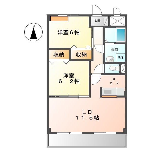 ブランジュ水広 間取り
