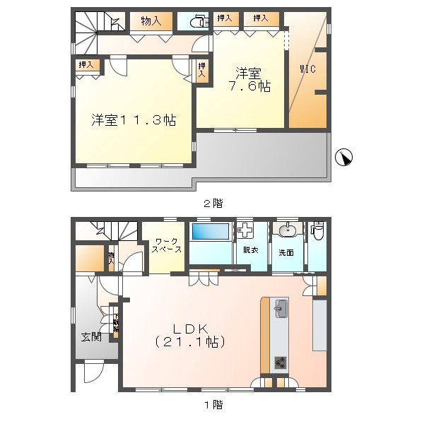 片平戸建 間取り