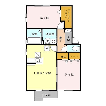 リビングタウン荒池Ａ 間取り