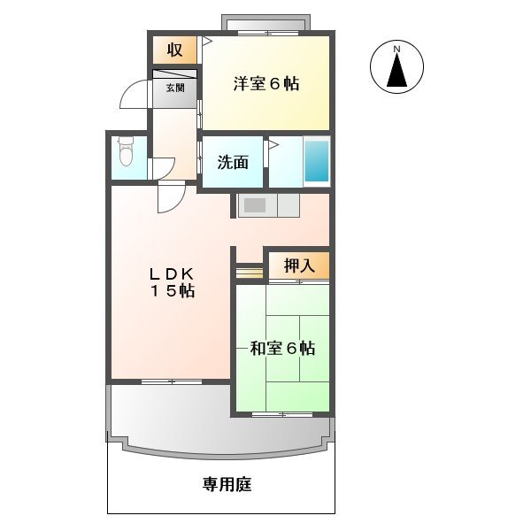 クレスト白鳥 間取り