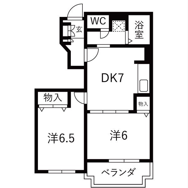 サフィニアガーデンＡ 間取り