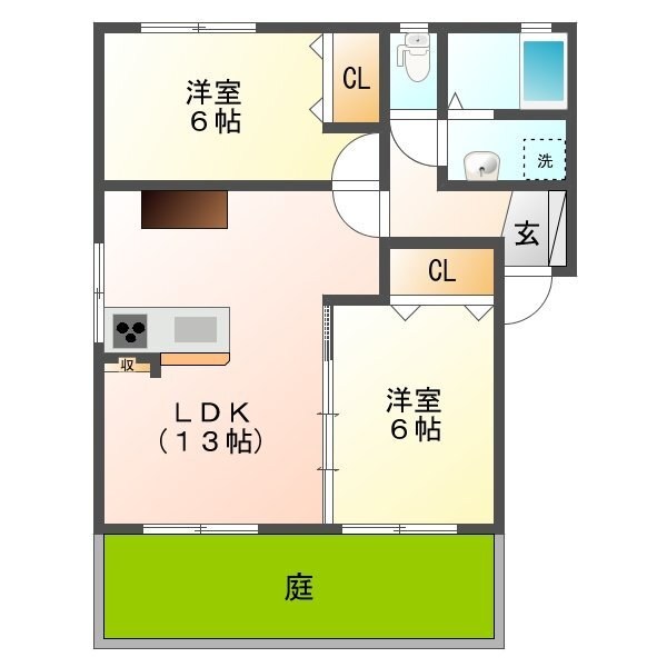 ハムレット94　Ａ棟 間取り