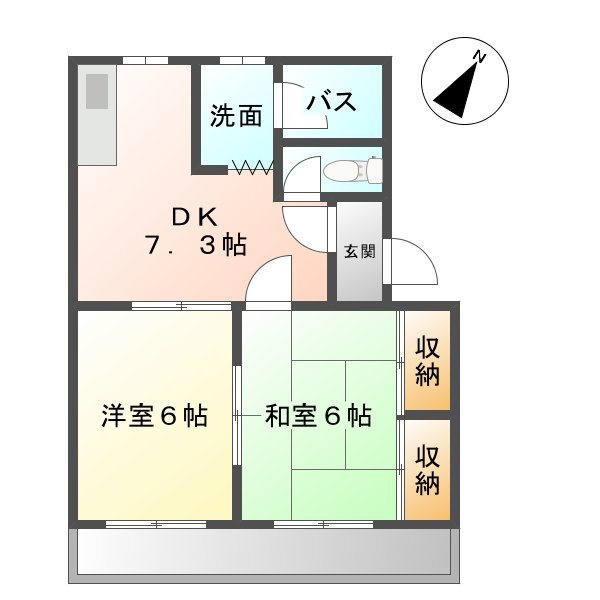 ヒルズシャトー 間取り