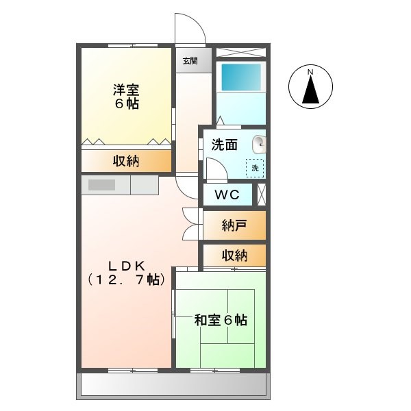 グランドハイツ日進 間取り
