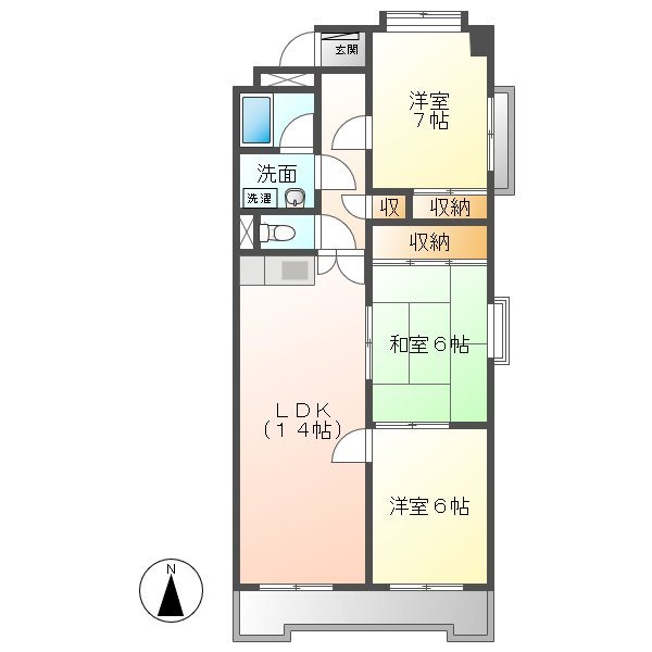 グリーンヒルズ 間取り