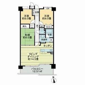 ライオンズマンション三好ヶ丘 間取り