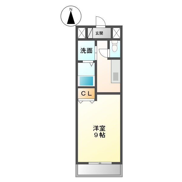 ＣＲＥＳＴ　ＧＡＲＤＥＮ　Ｍ（クレストガーデンエム） 間取り