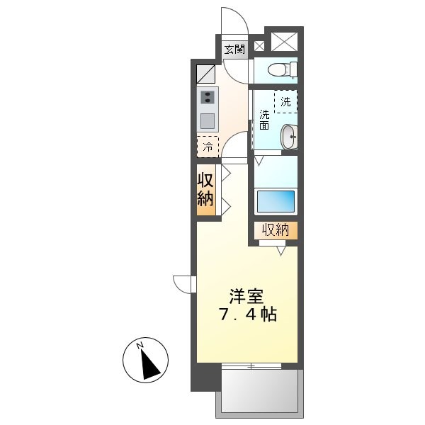 パルティール植田 間取り