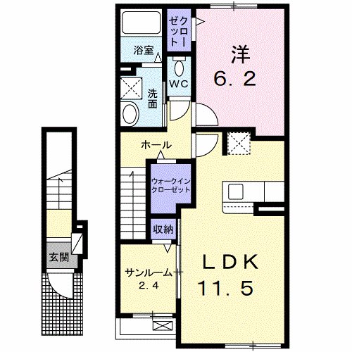 アヴァンセオオクテ 間取り