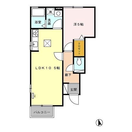 エステート和合A 間取り