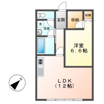 グリーンハイツ水広下 間取り