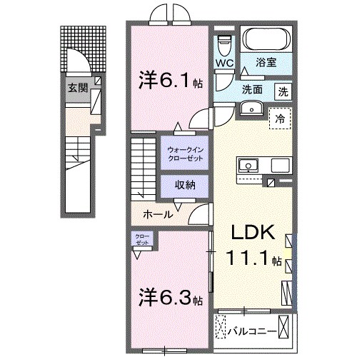 オリアーナⅡ 間取り
