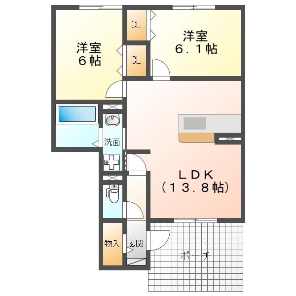 ルシュッド 間取り