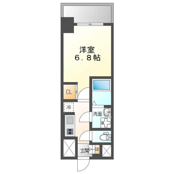 S-RESIDENCE植田asolea(アソレア) 間取り
