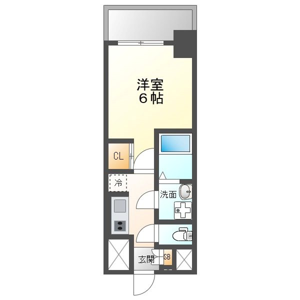 S-RESIDENCE植田asolea(アソレア) 間取り