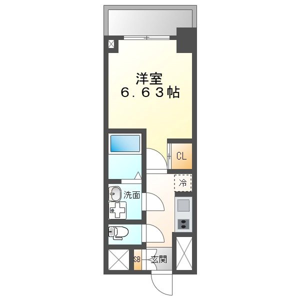 S-RESIDENCE植田asolea(アソレア) 間取り
