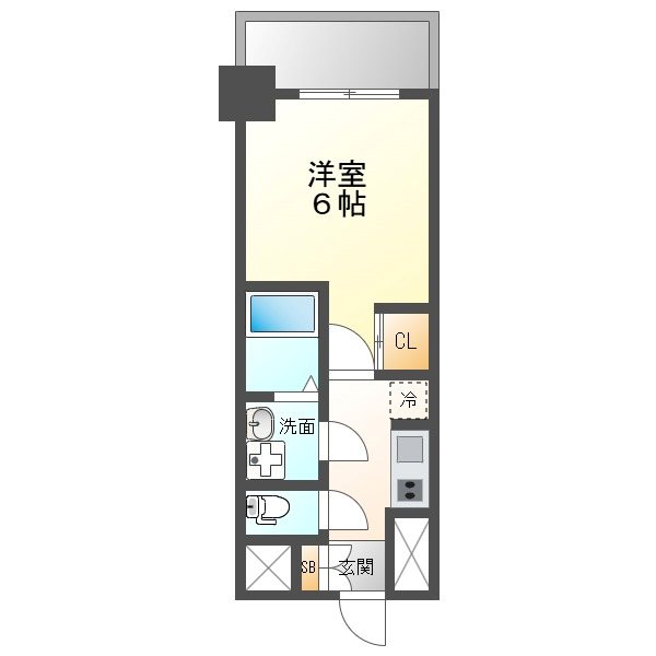 S-RESIDENCE植田asolea(アソレア) 間取り