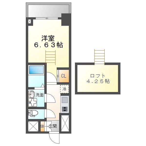 S-RESIDENCE植田asolea(アソレア) 間取り