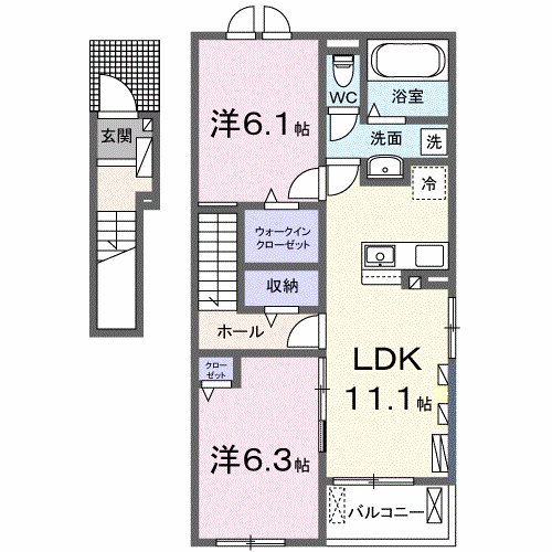オリアーナⅡ 間取り