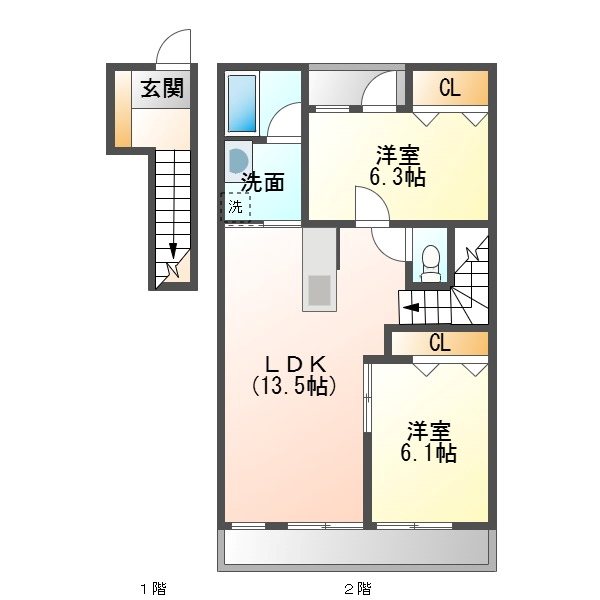 CURAR(クレル) 間取り