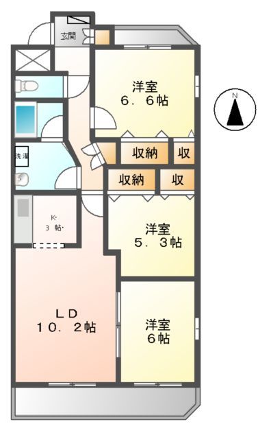 シンシア東山台 間取り